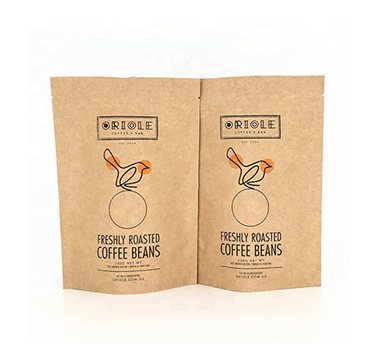 Kraft Paper Coffee bag with Valve